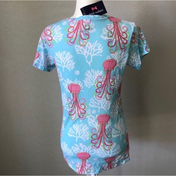 Simply Southern Jellyfish Tee NWT Small - Picture 3 of 4